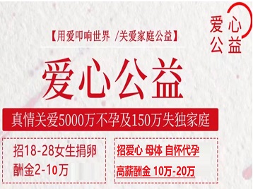 公安捐卵助孕生子 爱心志愿者招募